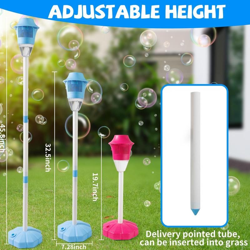 Zevolim | Automatic Bubble Maker for Kids | BubbleFun Magical Bubble Play | 20,000+ Bubbles/Min | Adjustable Height | Portable