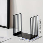 IronHold - Elegant Bookends for Perfect Organization Bowlift