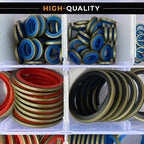 100pcs/245pcs Assorted Sealing Gasket Set