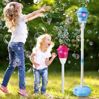Zevolim | Automatic Bubble Maker for Kids | BubbleFun Magical Bubble Play | 20,000+ Bubbles/Min | Adjustable Height | Portable