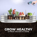 Galvanised Steel Raised Garden Bed - Easy Installations Bowlift