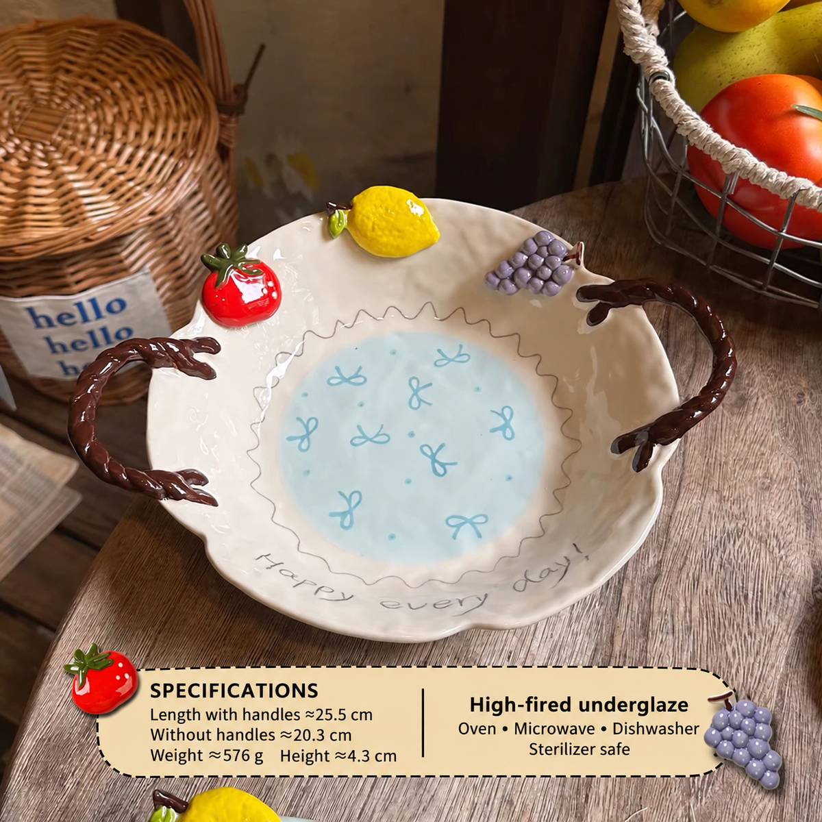 Harvest Charm Ceramic Dinnerware Collection