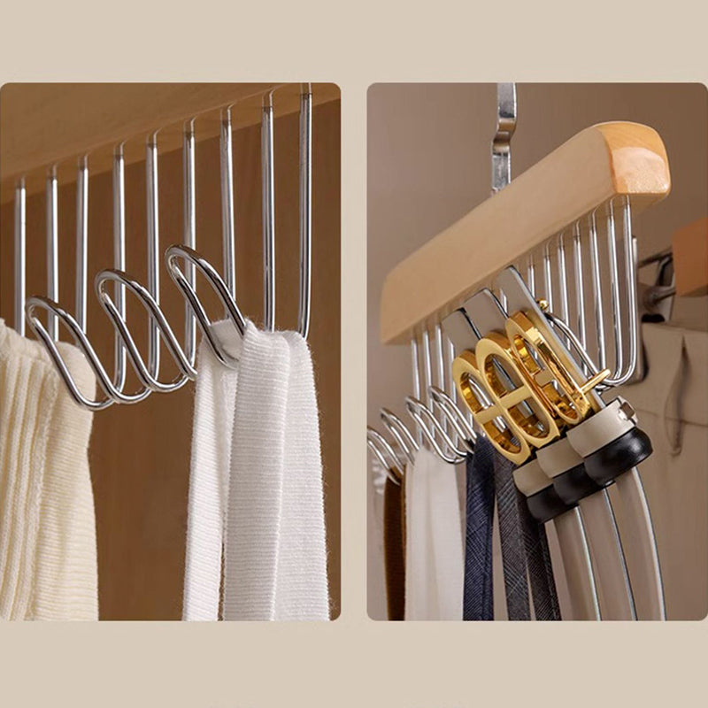 Non-slip wardrobe with multiple hooks