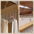 Non-slip wardrobe with multiple hooks