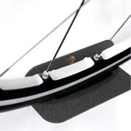 Steel Bicycle Wall Mount with Horizontal, Space-Saving Storage