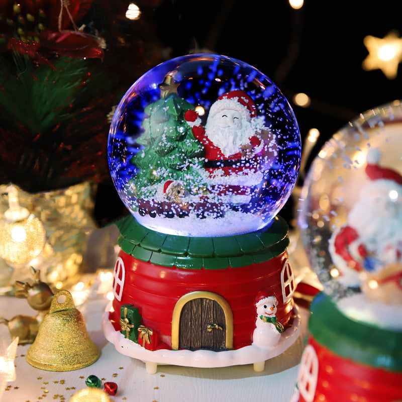 Decorative Christmas ball music box set