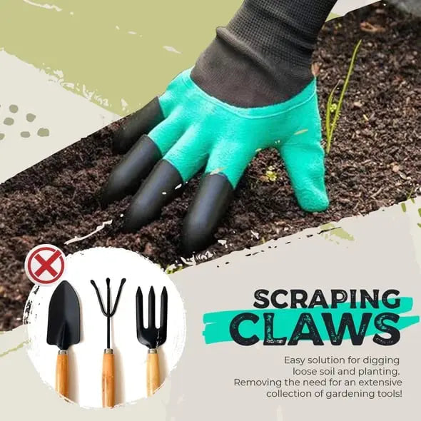 Zevolim| 1 Pair of Garden Gloves with Claws – Planting without Tools