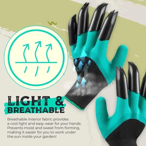 Zevolim| 1 Pair of Garden Gloves with Claws – Planting without Tools