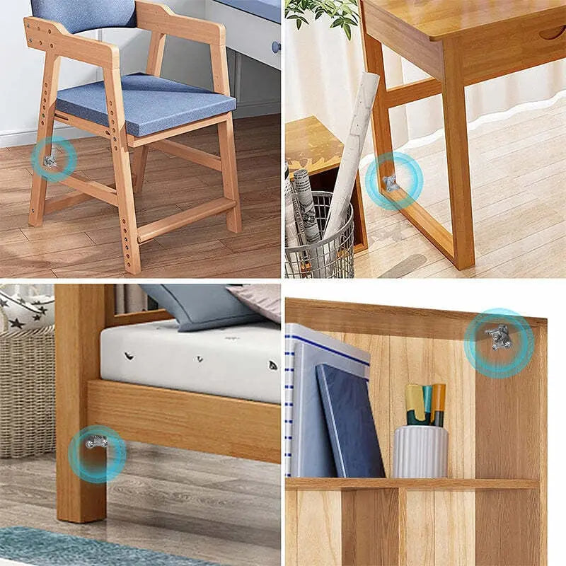 10 piece detachable corner connector set for furniture