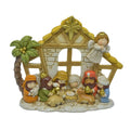 Handcrafted nativity figures made of resin