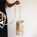 Macramé Plant Hanger with Fringed Design Bowlift