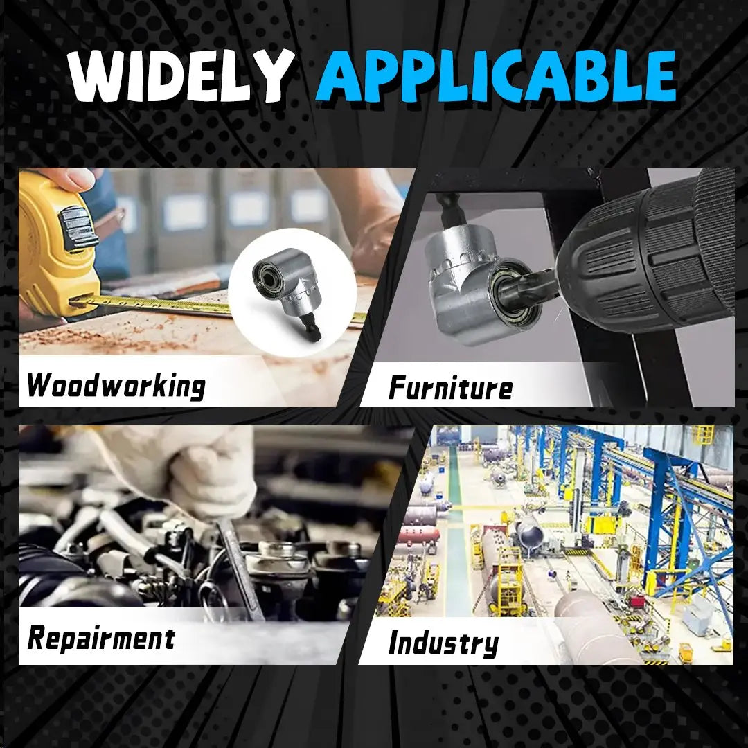 105° Zinc Alloy Angle Drill Adapter