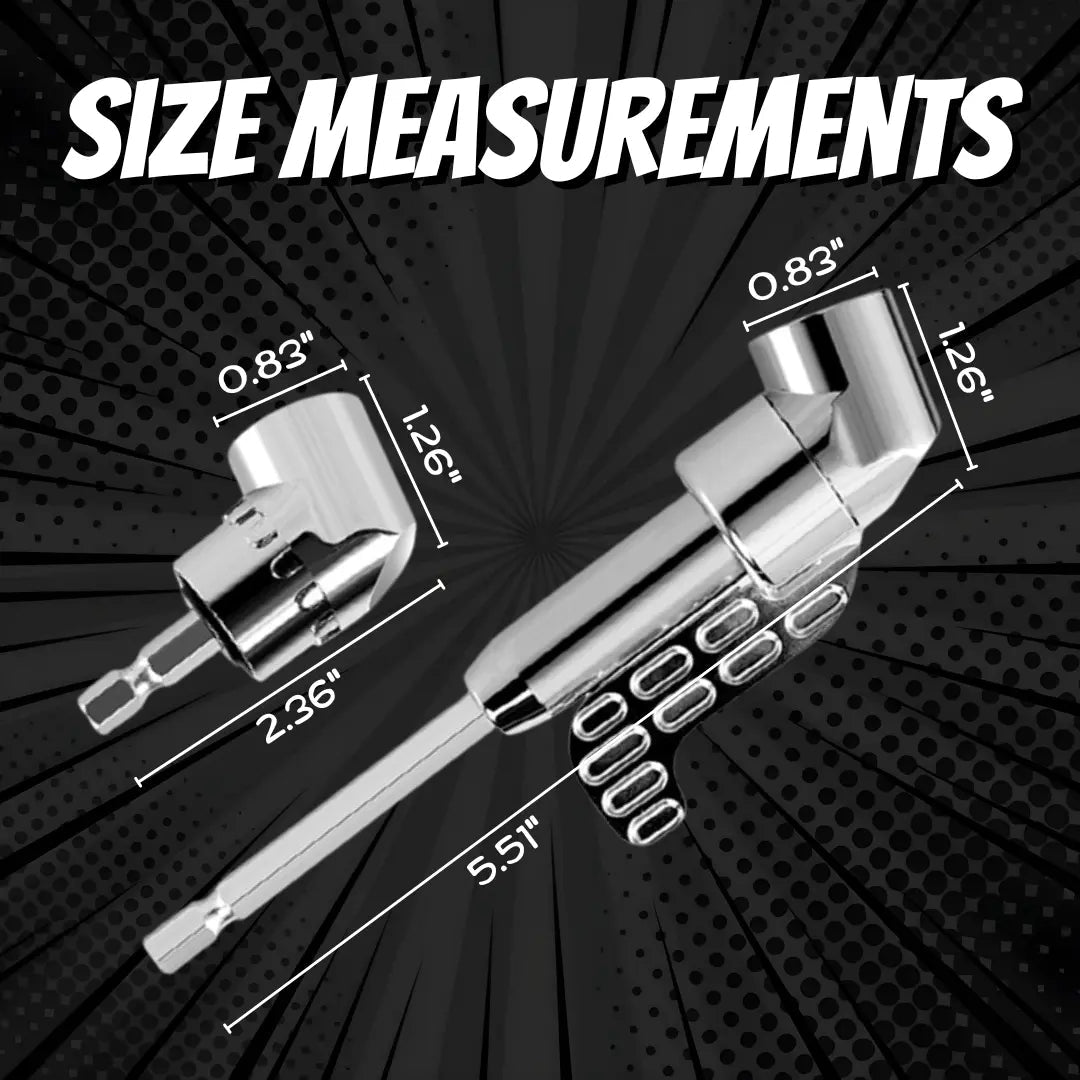 105° Zinc Alloy Angle Drill Adapter