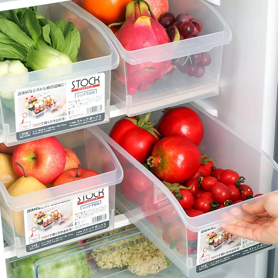 ClearStack Stackable Refrigerator Storage Bins