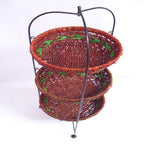 Multi-Tiered Woven Storage Rack Bowlift