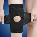 FlexGuard Knee Pads | with Support Compression Springs and Tension Strap - for Stability - Pain Relief and Protection Zevolim