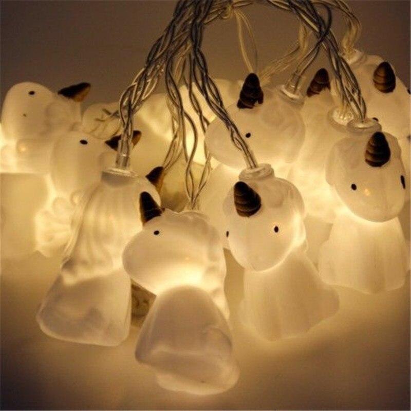 10pcs Unicorn LED String Light