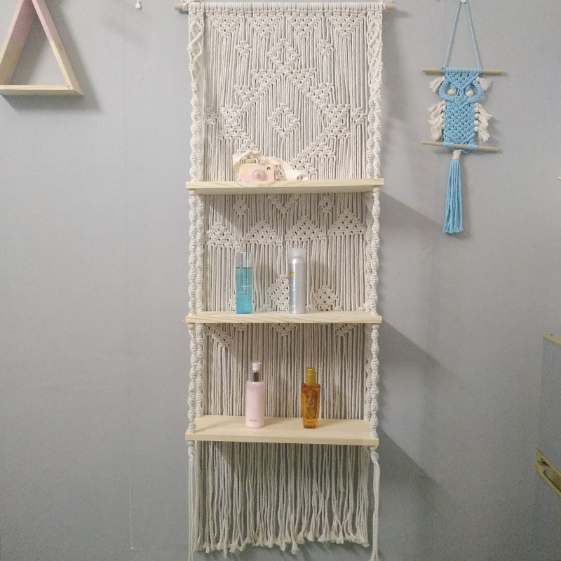 Macramé Wall Shelf Organizer Bowlift