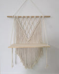 Wall-Mounted Macramé Shelf Bowlift