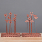 Decorative wooden stars for the Christmas season