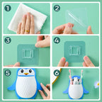 Penguin Shape Wall Mount Phone Holder | Bowlift