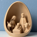 Decorative nativity figure made of PLA in 3D print