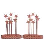 Decorative wooden stars for the Christmas season