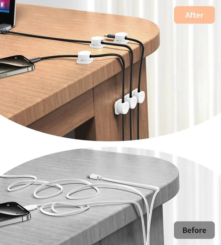 12 pieces magnetic cable clips