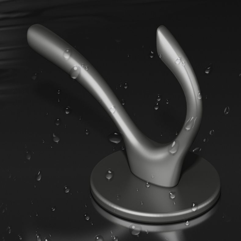 10-piece Bathroom Accessory Set Modern Matte Grey Bathrobe Hooks