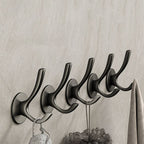 10-piece Bathroom Accessory Set Modern Matt Gray Bathrobe Hooks