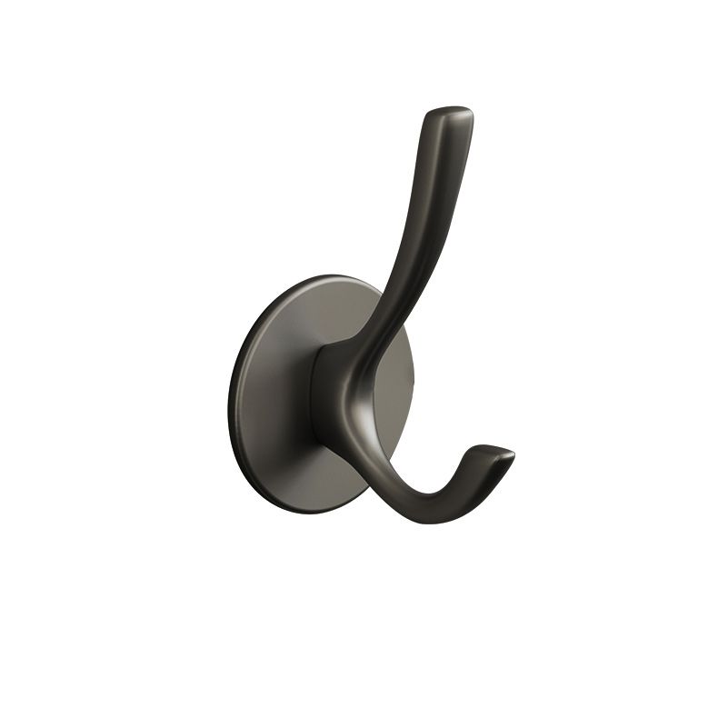 10-piece Bathroom Accessory Set Modern Matte Grey Bathrobe Hooks