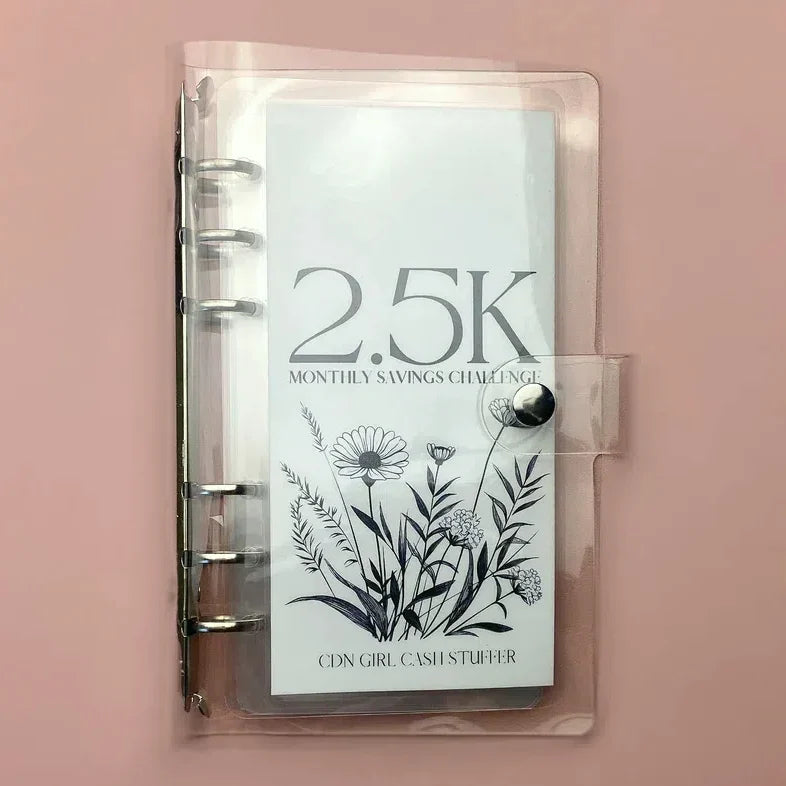 12-Month Envelopes Money-Saving Challenge Binder