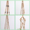 Macramé Plant Hanger with Artistic Design Bowlift
