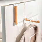 Foldable Wood Over The Door Hooks | Bowlift