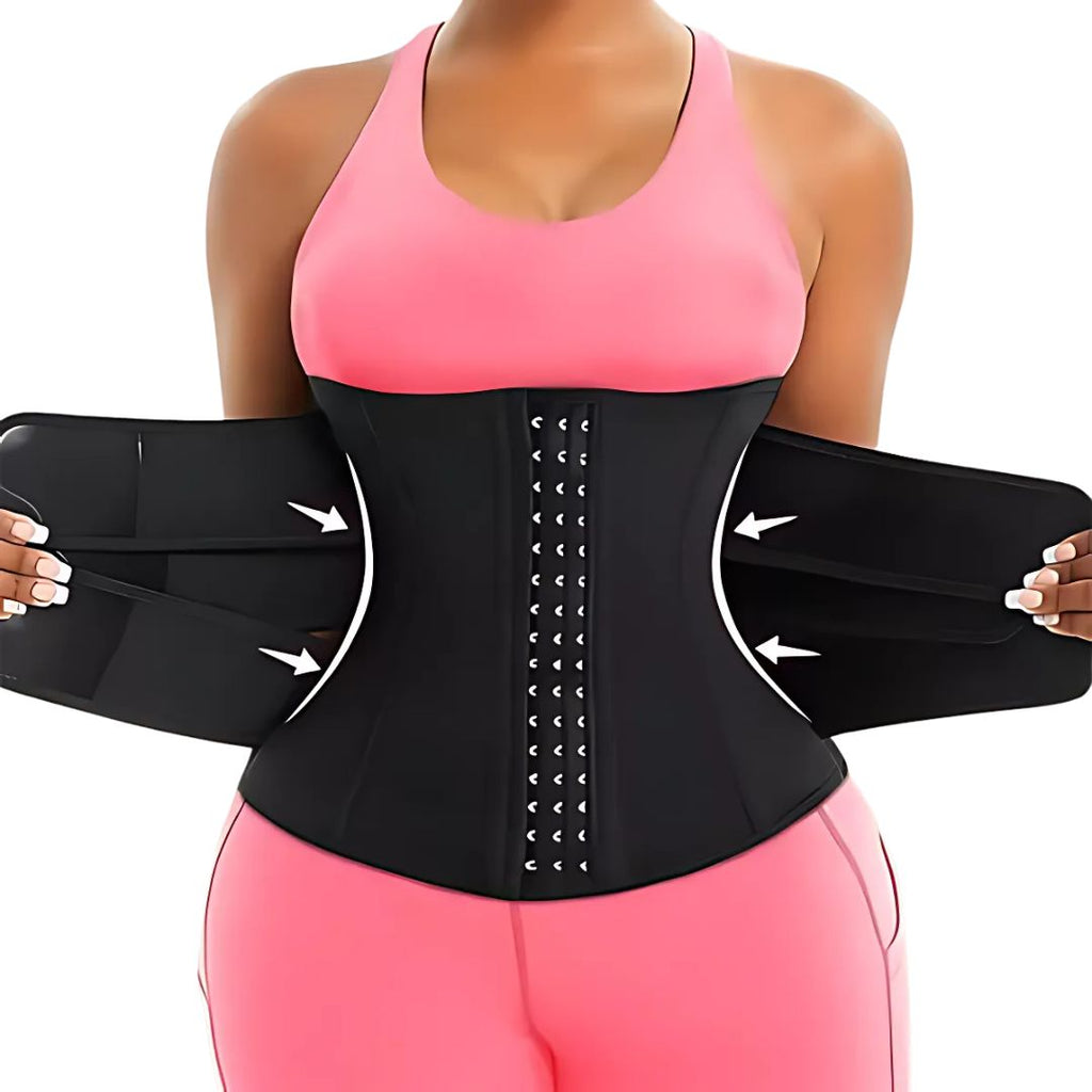 ThermoCore | Waist Trainer Belt – Triple Compression – Breathable Neoprene Fit – Post‑Workout & Postpartum Use Zevolim