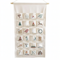 Personalizable fabric Advent calendar, 24 pockets