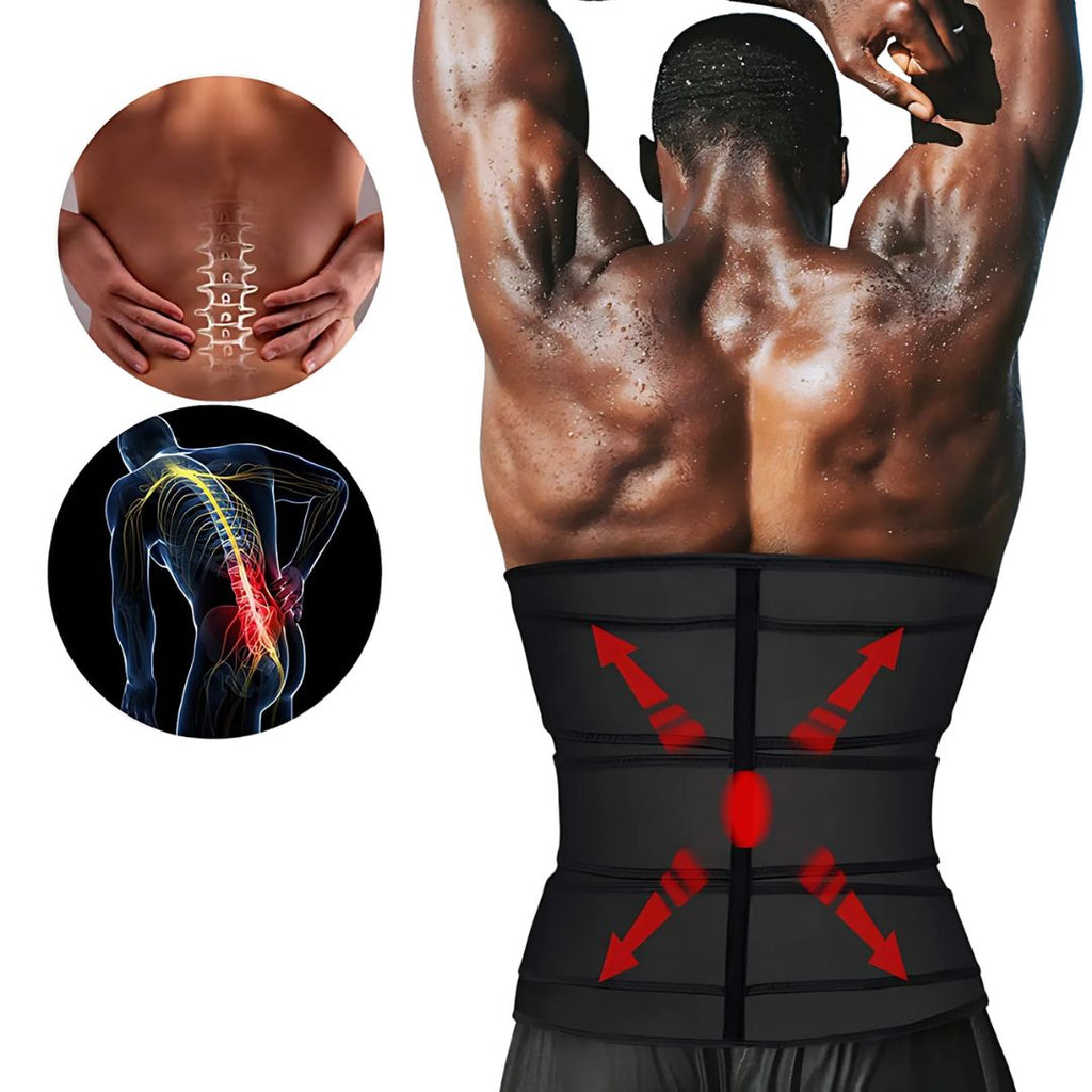 ThermoCore | Waist Trainer Belt – Triple Compression – Breathable Neoprene Fit – Post‑Workout & Postpartum Use Zevolim