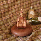 Wooden music box with various melodies
