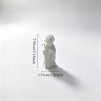 Christmas Nativity Miniature Set with Christmas Trees