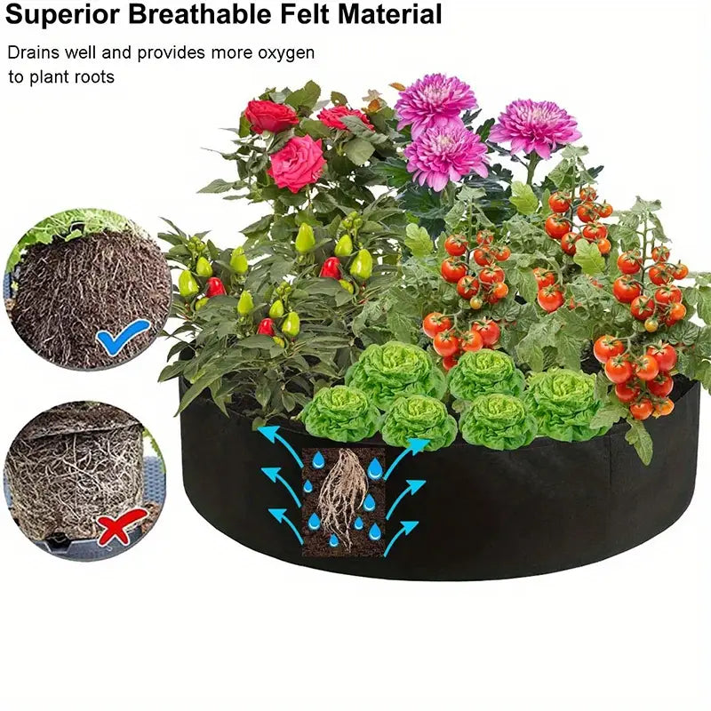 Zevolim| Round Plant Growth Bag – Garden Container for Easy Plant Growth