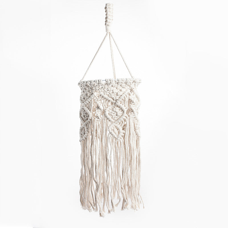 Macramé Plant Hanger with Fringed Design Bowlift