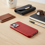 Zevolim | Oil Wax Genuine Leather Apple iPhone Case