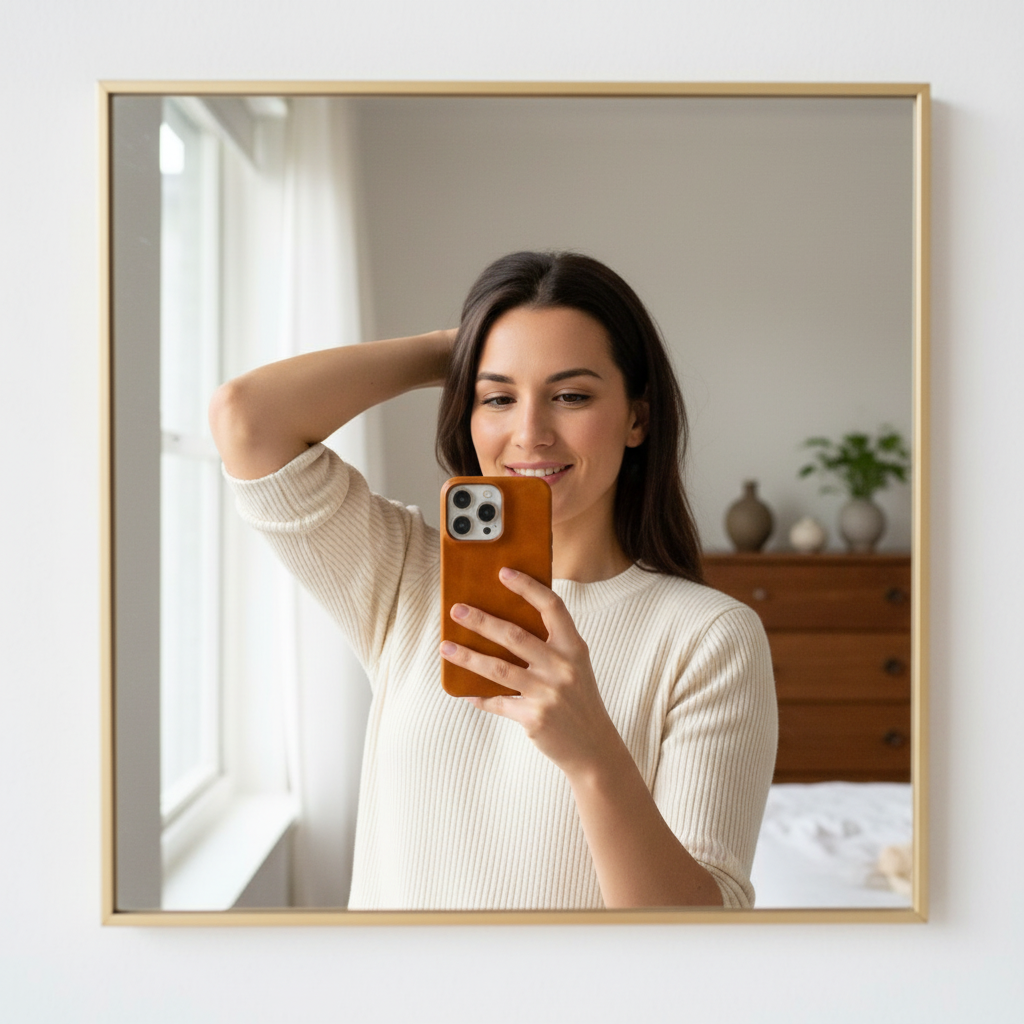 Zevolim | Oil Wax Genuine Leather Apple iPhone Case