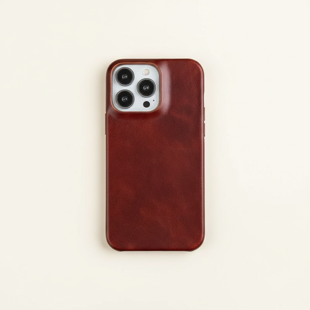 Zevolim | Oil Wax Genuine Leather Apple iPhone Case