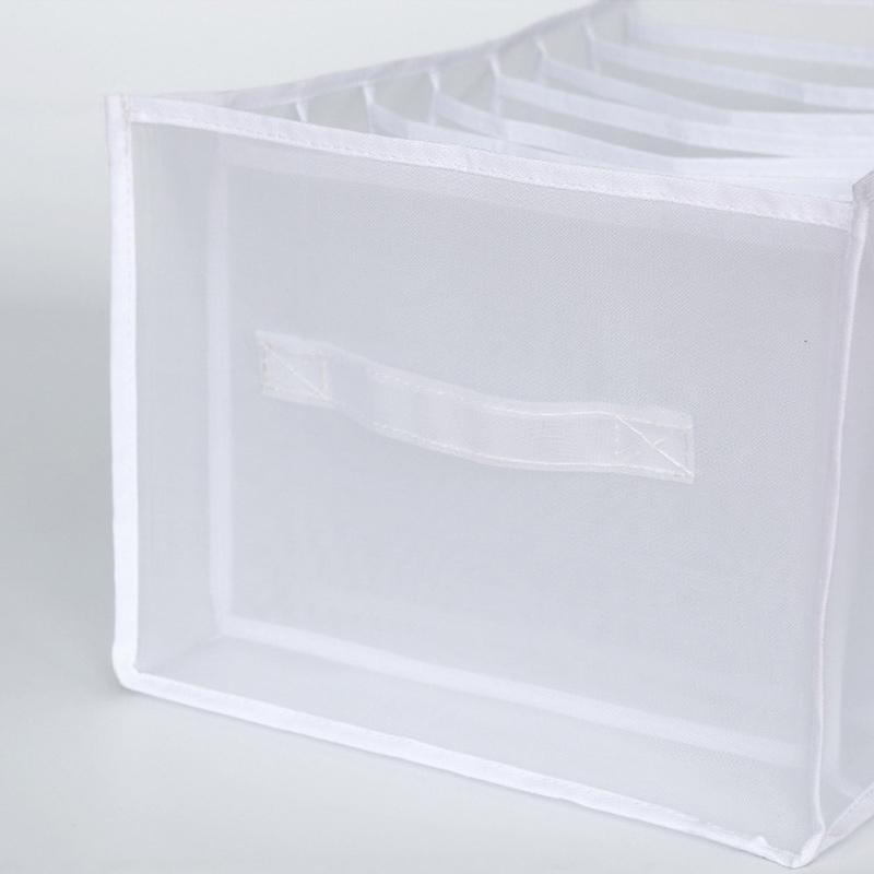 7 Grids Wardrobe Clothes Mesh Divider Organizer