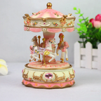 Decorative carousel music box