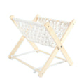Macrame Folding Hammock-Style Storage Rack Bowlift