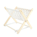 Macrame Folding Hammock-Style Storage Rack Bowlift