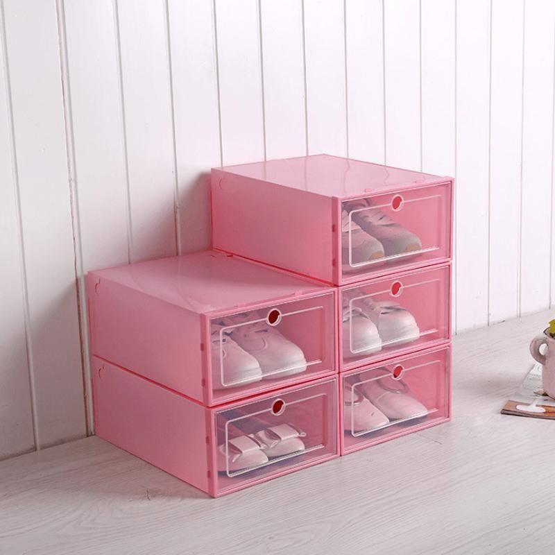 Shoe box with drawers