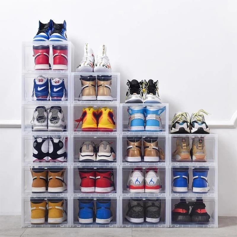 Shoe box with drawers